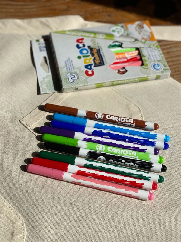 Carioca Fabric Crayons 10s