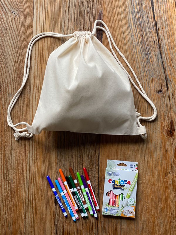 Carioca Textile Painting Pencil Backpack Kit